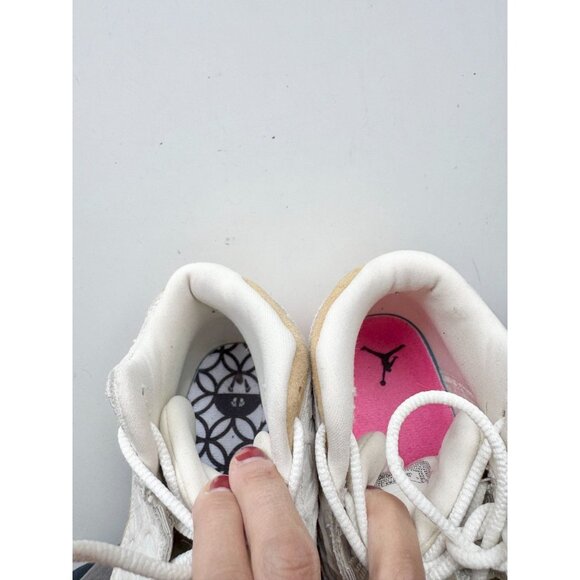 Kids' NIKE Air Jordan 13 Retro GS 'Chinese New Year' Suede Sneakers, Size 6Y - Picture 14 of 16